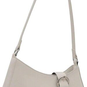 Fashion-Forward Women's Faux Leather Crescent Handbag with Spacious Interior